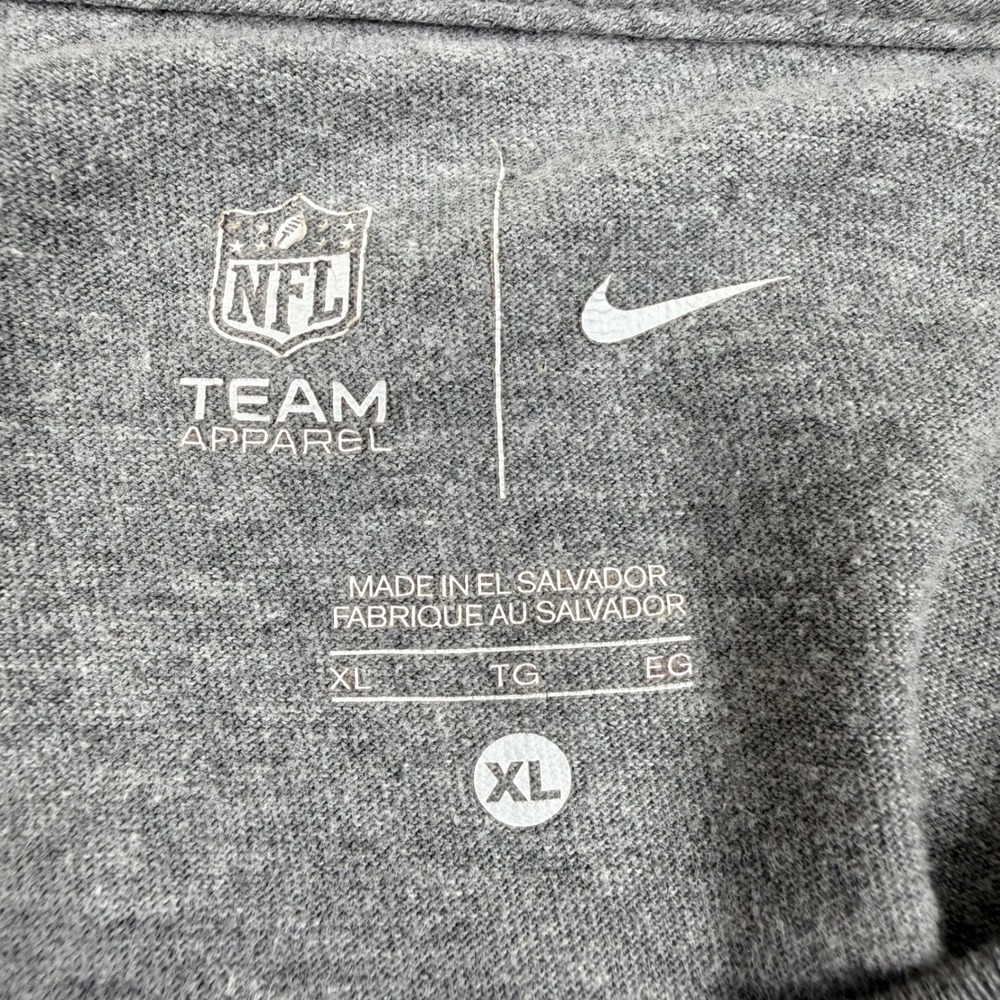 Nike NFL Apparel Dallas Cowboys NFL Mens XL Long Sleeve Grey T-Shirt Graphic - Picture 4 of 12